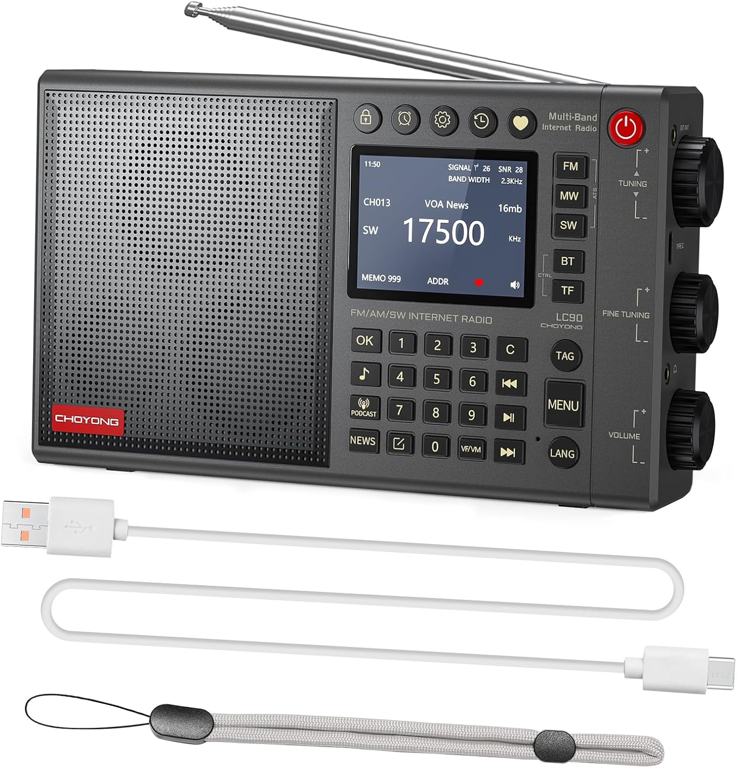 Radio internetowe Choyong LC90 - obrazek 6