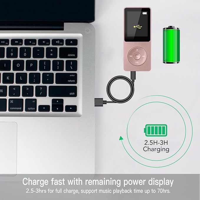 Klasyczny Odtwarzacz Mp3 8GB - obrazek 3