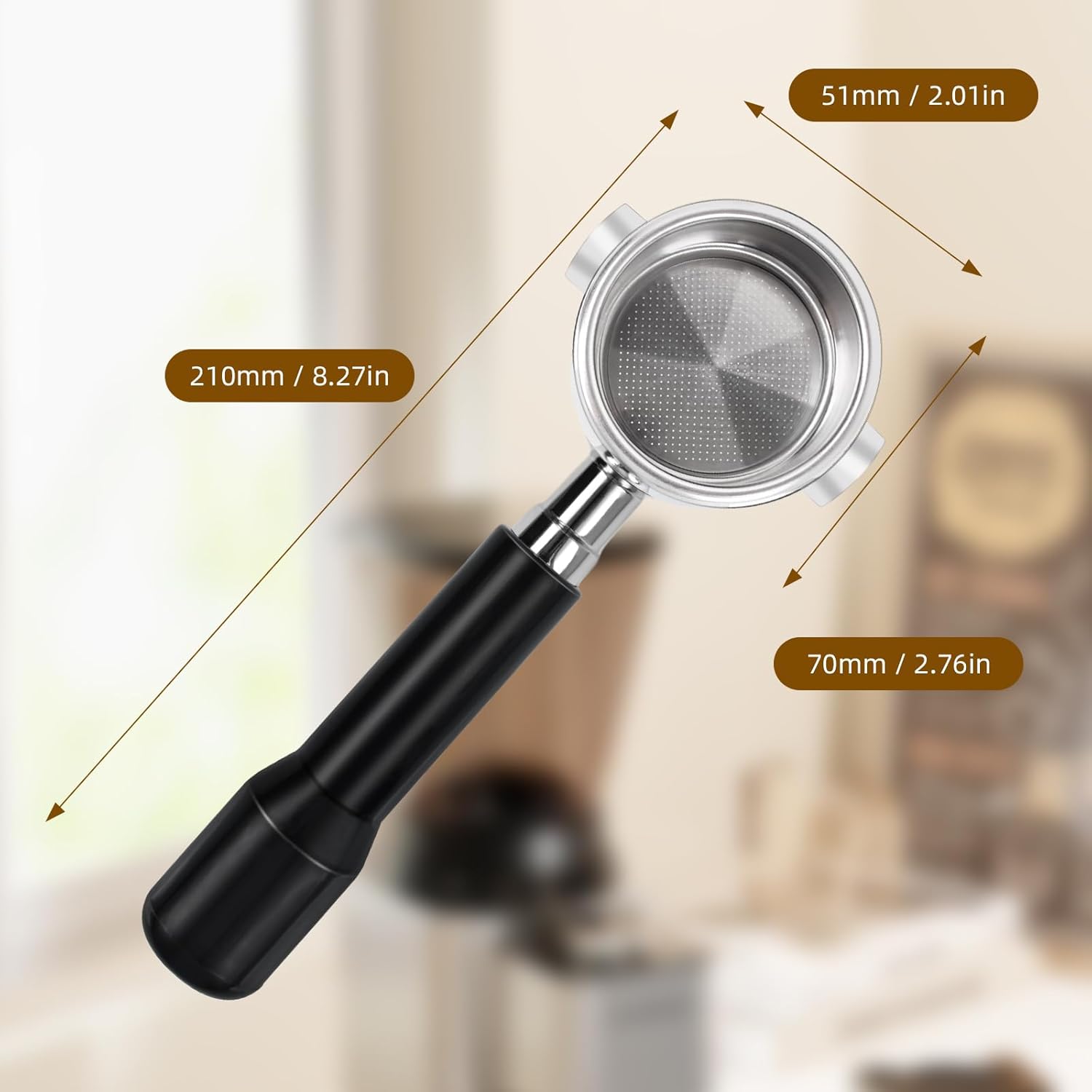 Bezdenny filtr 51 mm Delonghi wymiary