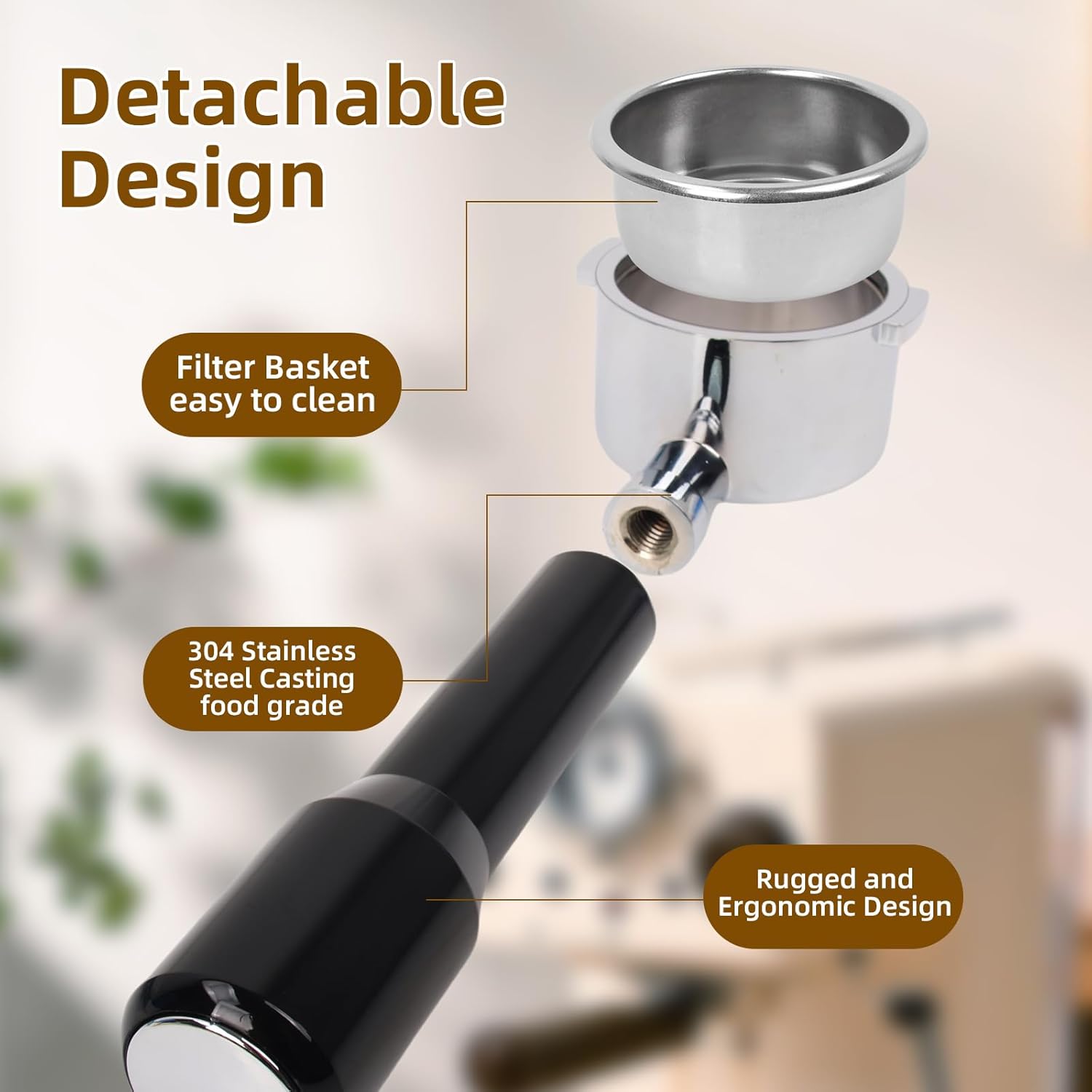 Bezdenny Wkład 51 mm do Delonghi - obrazek 3