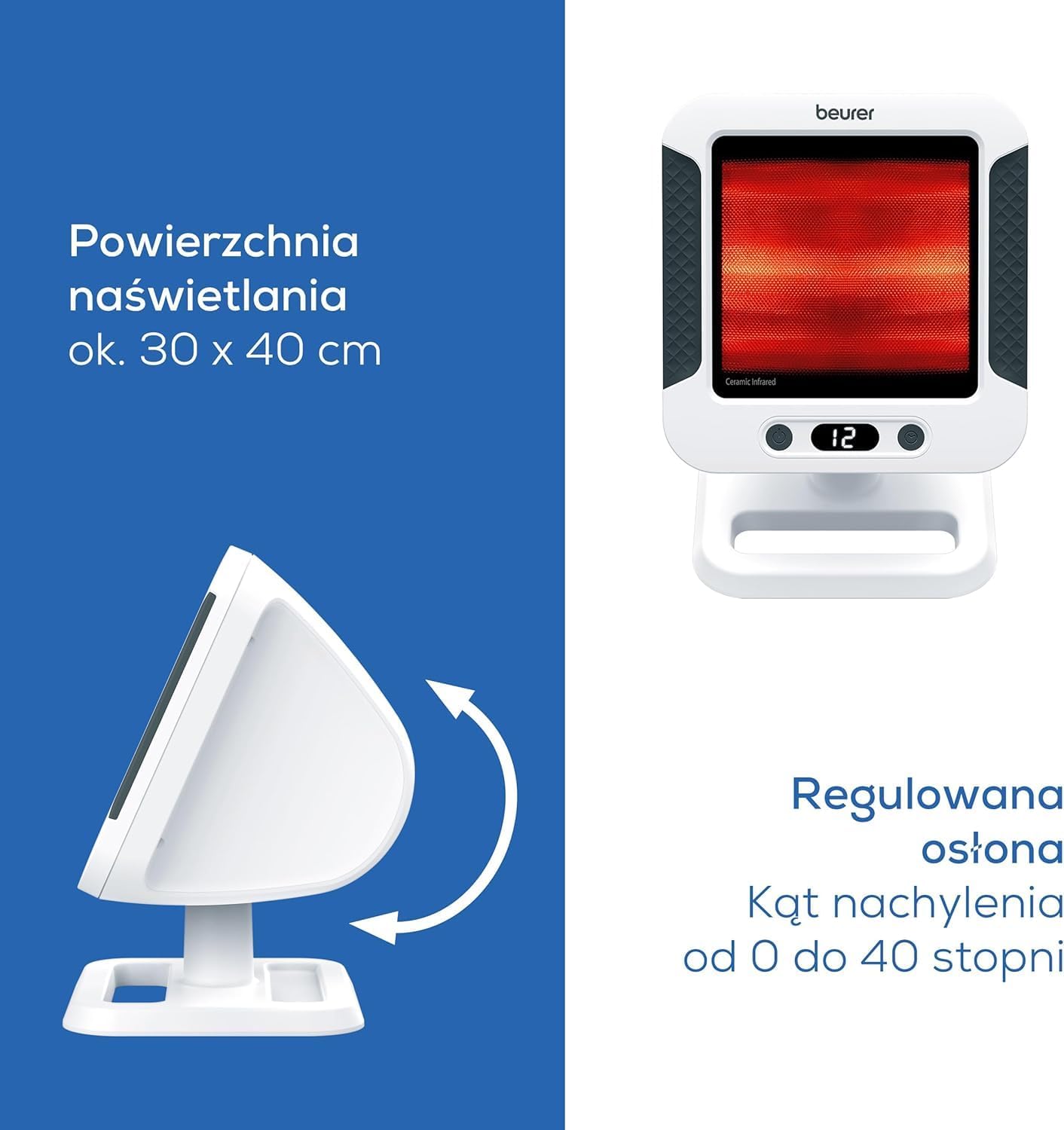Lampa na podczerwień Beurer IL 60 - obrazek 2