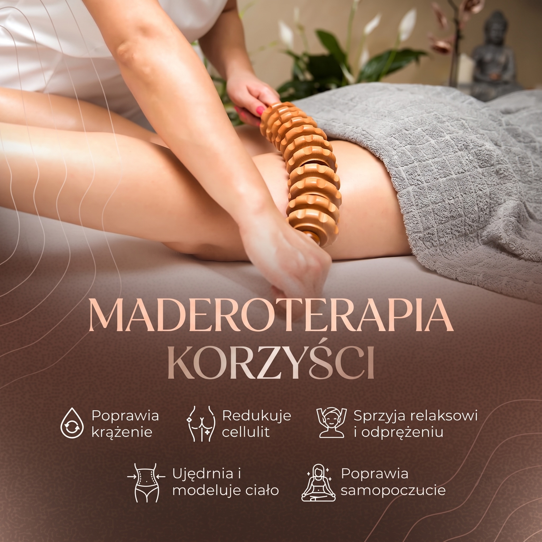 Zestaw do Maderoterapii EZERO (10 elementów) – Naturalne Drewniane Narzędzia do Masażu, Drenażu Limfatycznego i Redukcji Cellulitu - obrazek 5