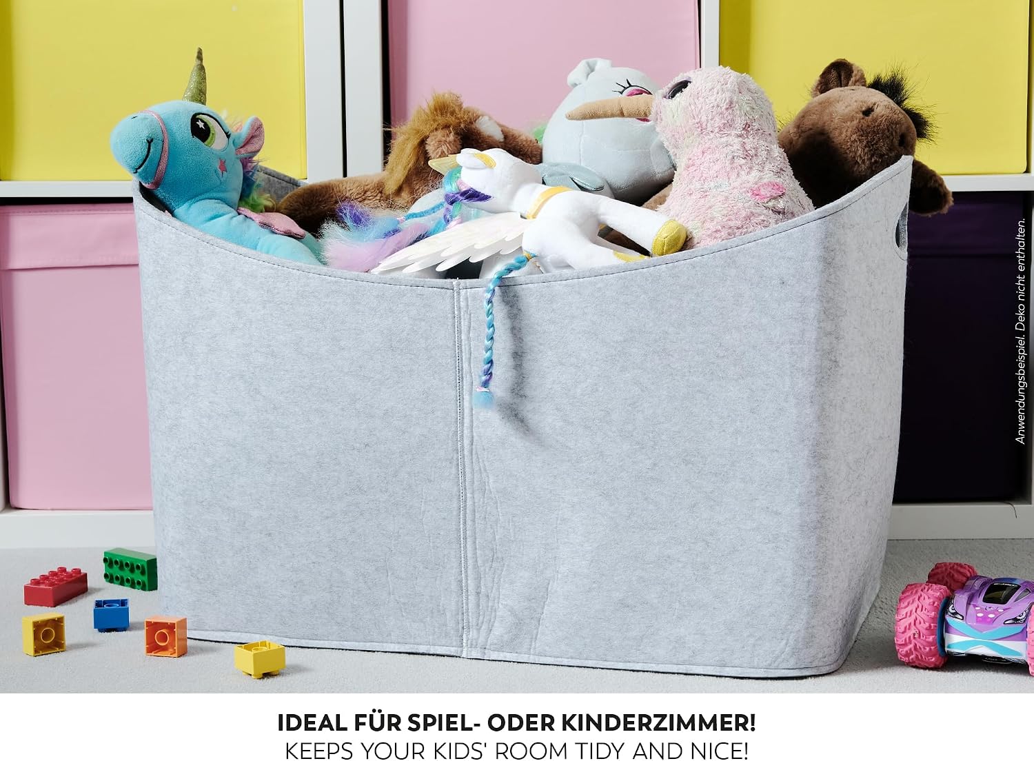 Torba na Drewno Opałowe XXL 100 l - szara, 63 × 40 × 42 cm - obrazek 2